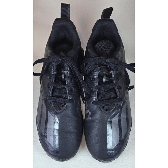 Adidas Adizero‎ Football Cleats Boys Sz 2 Spark MD Black Low Traction FX3895 - Picture 3 of 9
